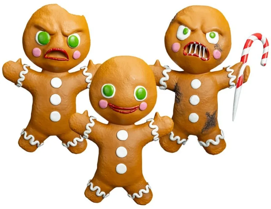 Krampus Prop Repliken 3er-Pack Gingerbread Men