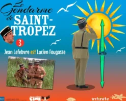 Le Gendarme De Saint-Tropez #3 Jean Lefebvre Est Lucien Fougasse Cine-Mini PVC