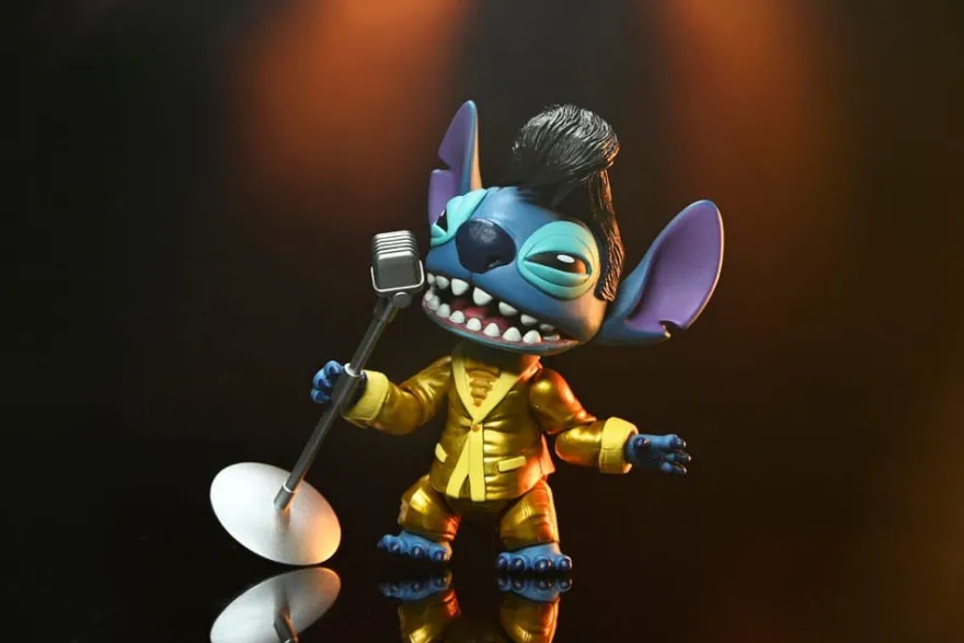 Lilo & Stitch Actionfigur Ultimate Gold Suit Elvis Stitch 18 cm