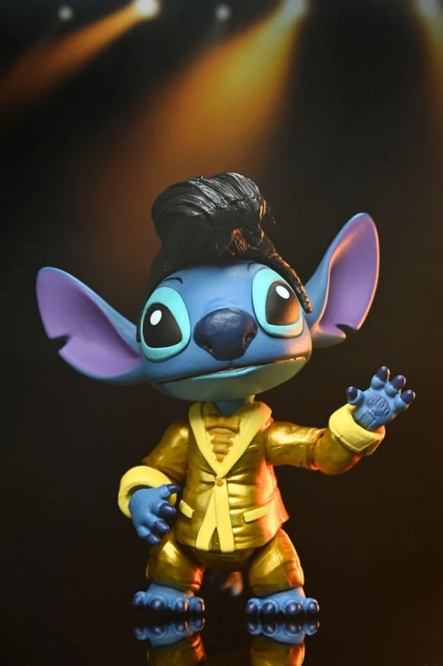 Lilo & Stitch Actionfigur Ultimate Gold Suit Elvis Stitch 18 cm