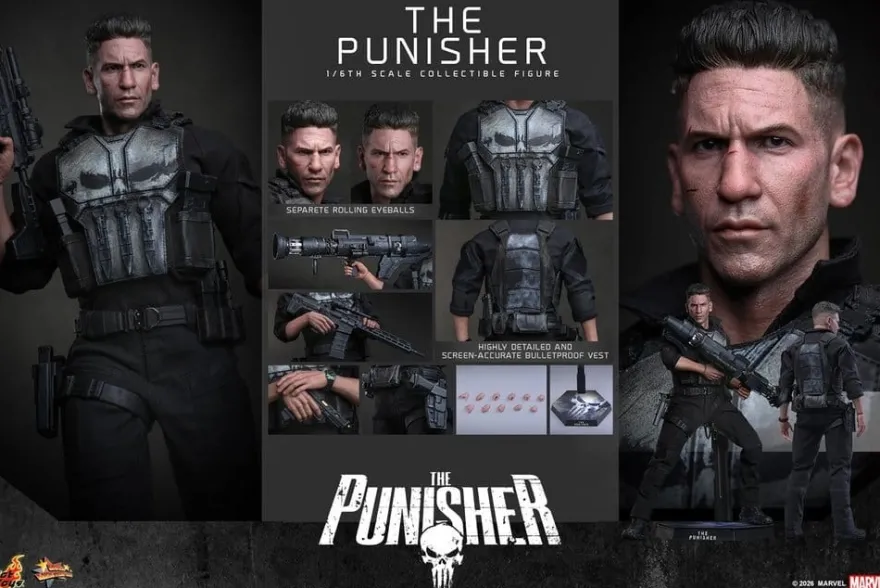 Marvel Actionfigur 1/6 The Punisher 31 cm