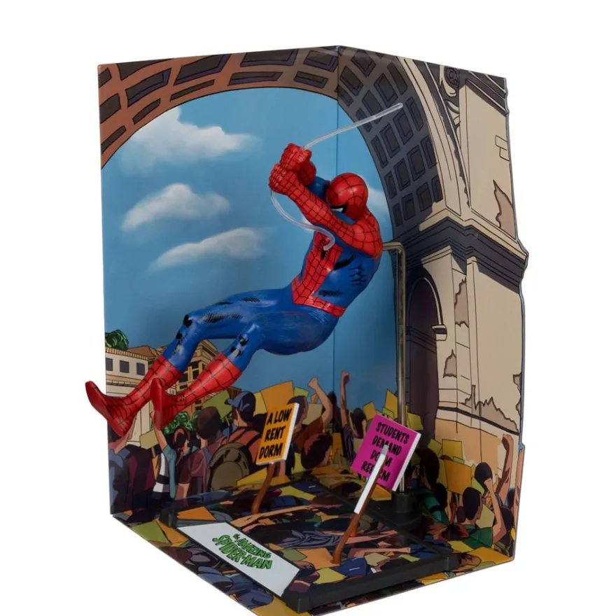 Marvel Collection PVC Statue 1/10 Spider-Man & Scene Gold Label (The Amazing Spider-Man #68)
