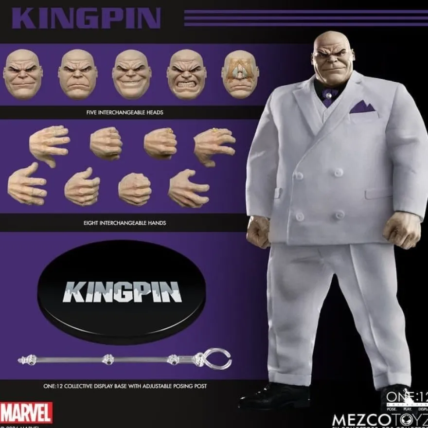 Marvel Comics One:12 Collective Actionfigur 1/12 Kingpin 18 cm