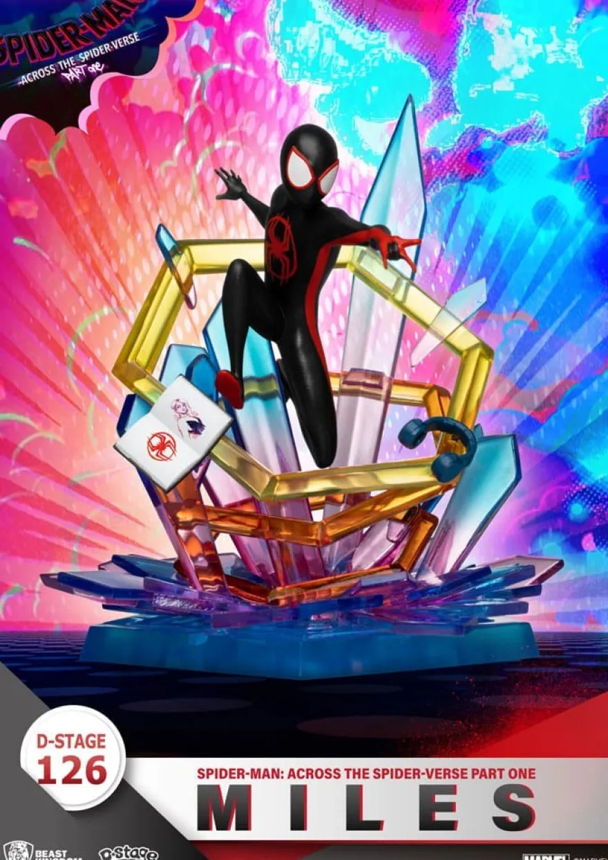 Marvel D-Stage PVC Diorama Spider-Man: Across the Spider-Verse Part One-Miles 15 cm