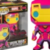 Marvel Funko Pop! Vinylfigur Black Light Iron Man 649 (Special Edition)