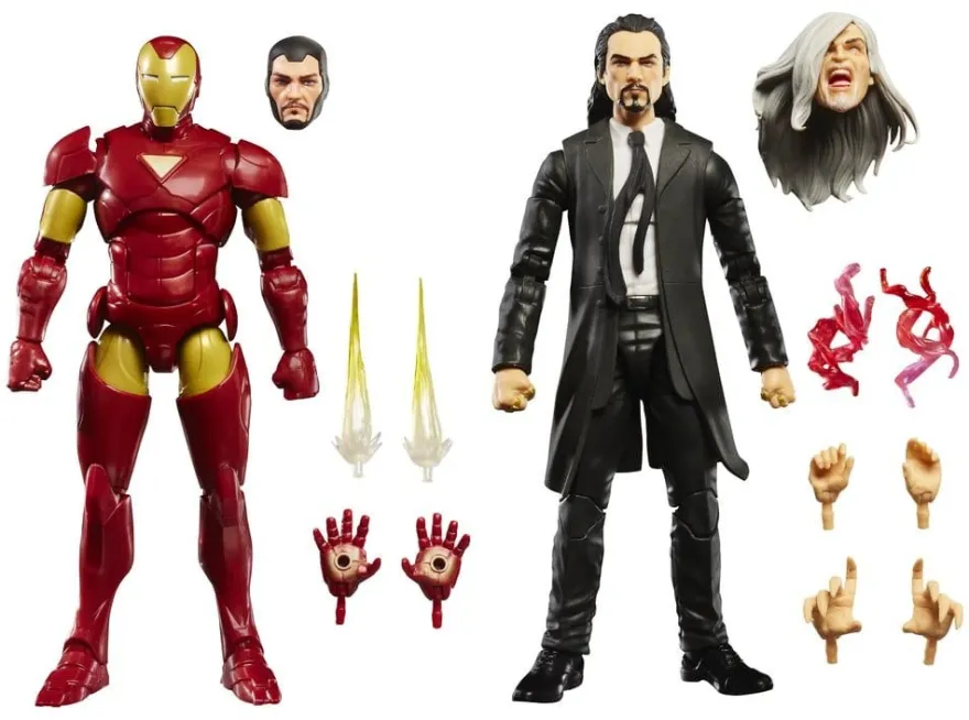 Marvel Legends Actionfiguren 2er-Pack Iron Man (Extremis) & Marvel's Mandarin 15 cm