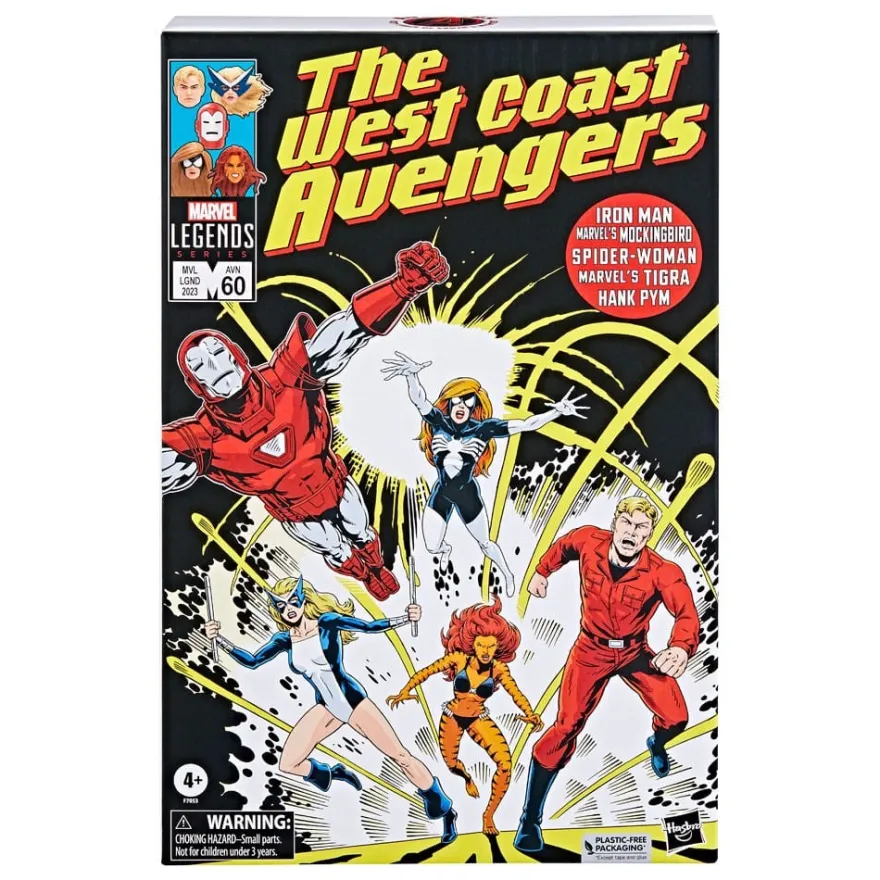 Marvel Legends Actionfiguren 5er-Pack The West Coast Avengers Exclusive 15 cm