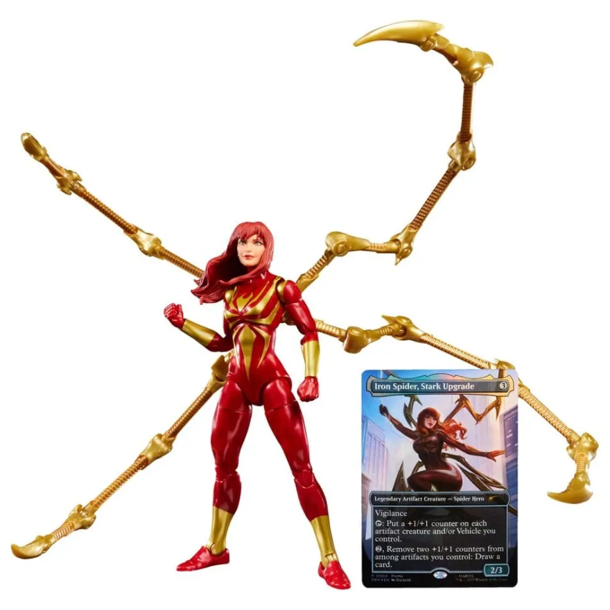 Marvel Legends Magic: The Gathering Actionfigur Mary Jane Watson (Iron Spider) (plus Foil-Karte)