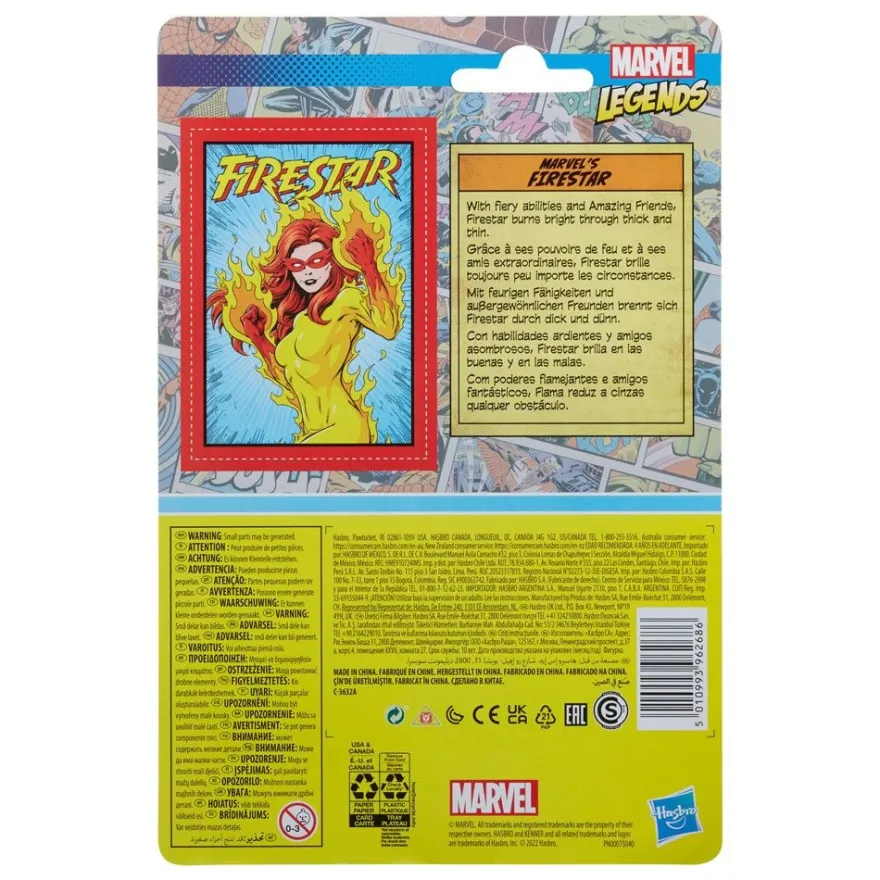 Marvel Legends Retro Actionfigur 10 cm Marvel's Firestar