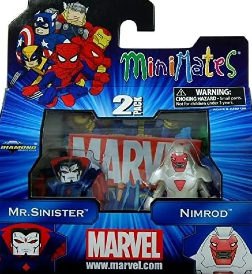 Marvel Minimates Series 41 Mr. Sinister & Nimrod Minifiguren 2-Pack