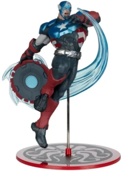 Marvel Rivals Collection 1/10 Actionfigur Captain America 20 cm