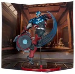 Marvel Rivals Collection 1/10 Actionfigur Captain America 20 cm