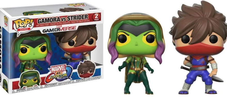 Marvel vs. Capcom: Infinite Funko Pop! Vinylfiguren Gamora & Strider 2-Pack