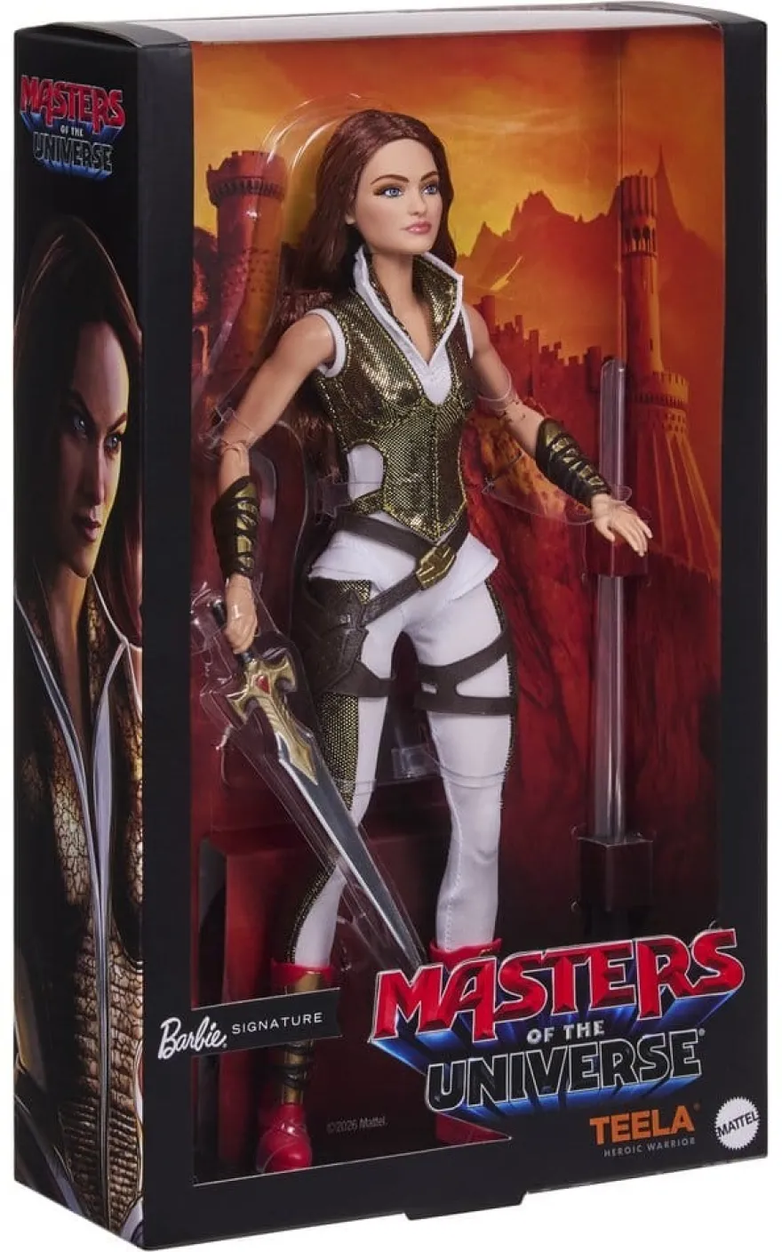 Masters of the Universe Movie 2026 Barbie Signature Puppe Teela 30 cm