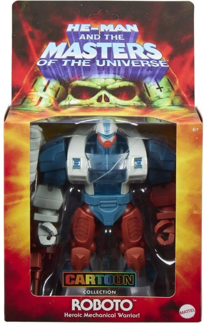 Masters of the Universe Origins Deluxe Actionfigur Cartoon Collection: Roboto 14 cm