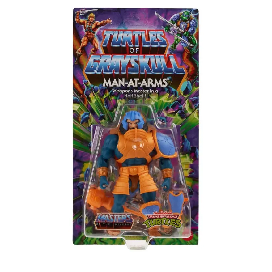 Masters of the Universe Origins Turtles of Grayskull Man-At-Arms Actionfigur