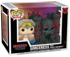 Masters of the Universe (2026) POP! Town Vinyl Figur Sorceress w/Castle Grayskull 9 cm