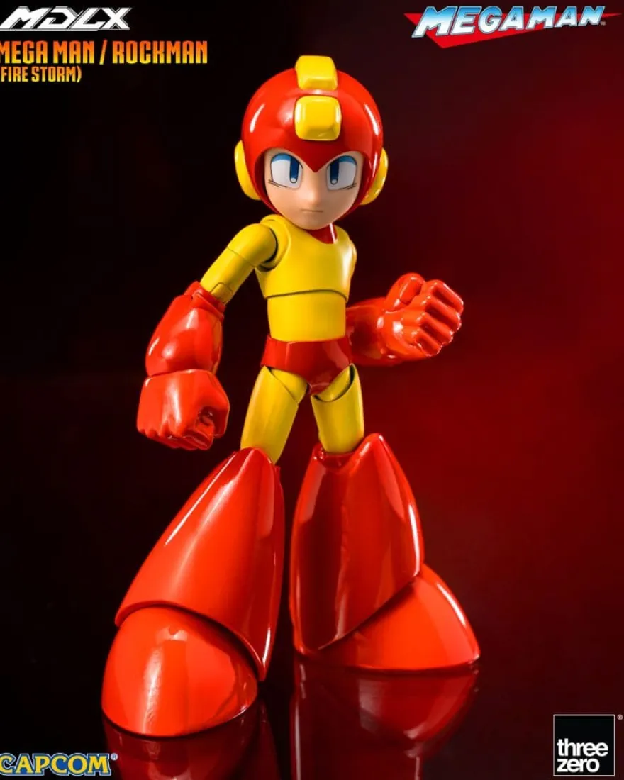 Mega Man MDLX Actionfigur Mega Man / Rockman (Fire Storm) 10 cm