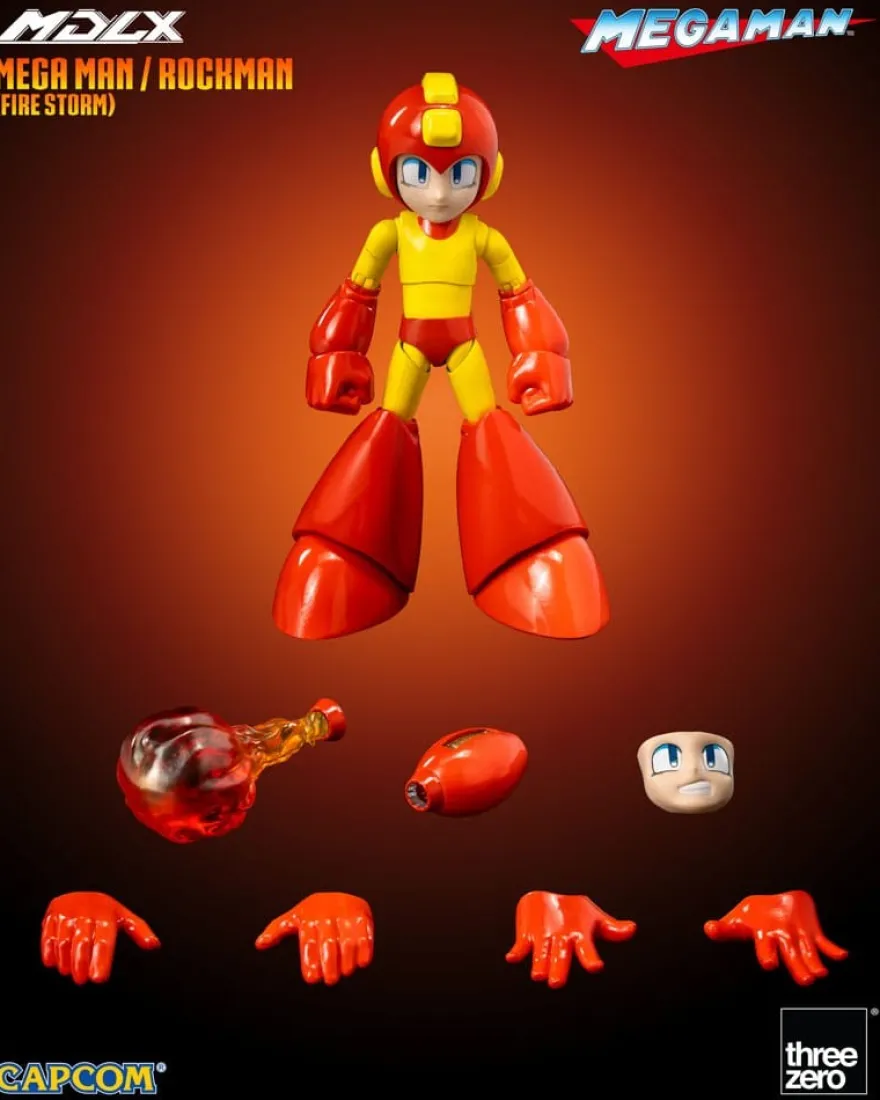 Mega Man MDLX Actionfigur Mega Man / Rockman (Fire Storm) 10 cm