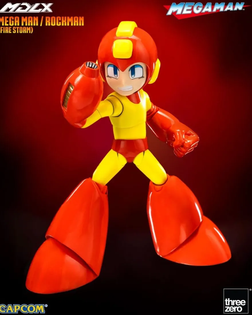 Mega Man MDLX Actionfigur Mega Man / Rockman (Fire Storm) 10 cm