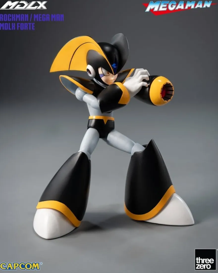 Mega Man MDLX Actionfigur Rockman / Mega Man Forte 10 cm