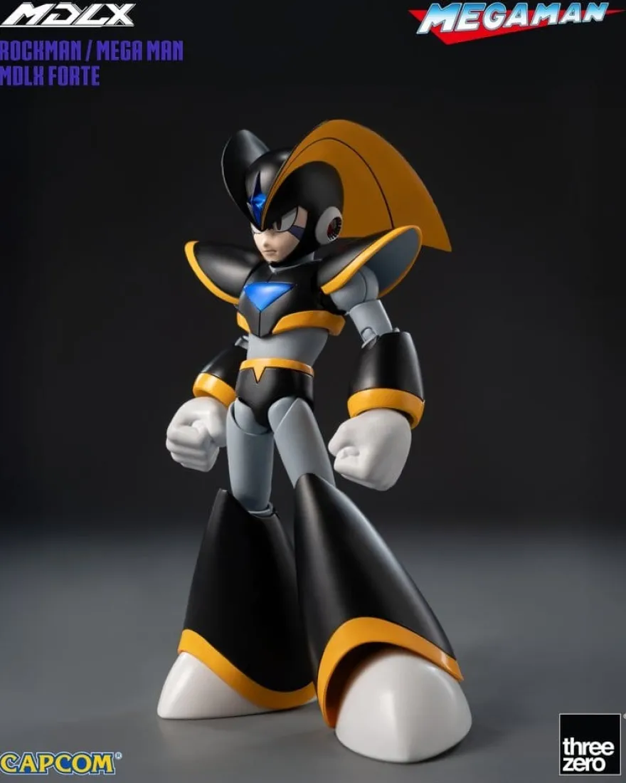 Mega Man MDLX Actionfigur Rockman / Mega Man Forte 10 cm