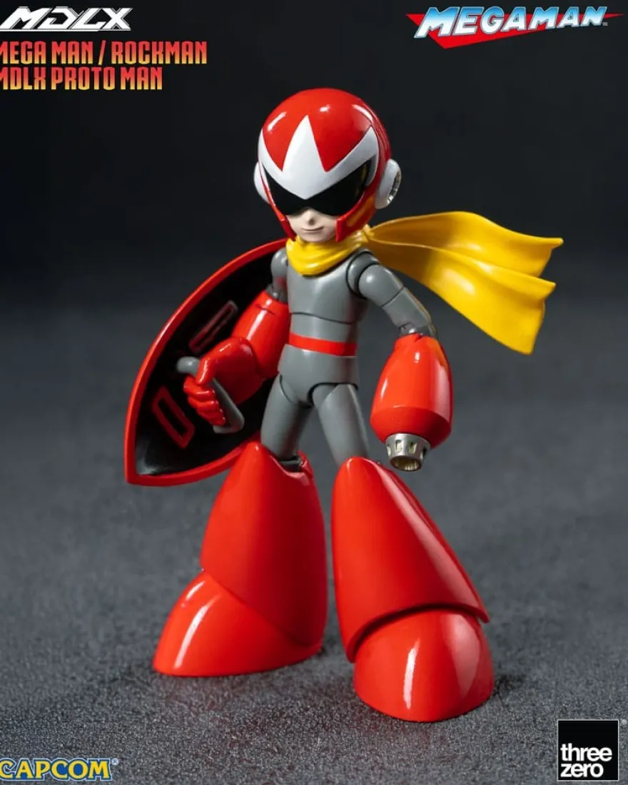 Mega Man MDLX Actionfigur Rockman / Mega Man Proto Man 10 cm