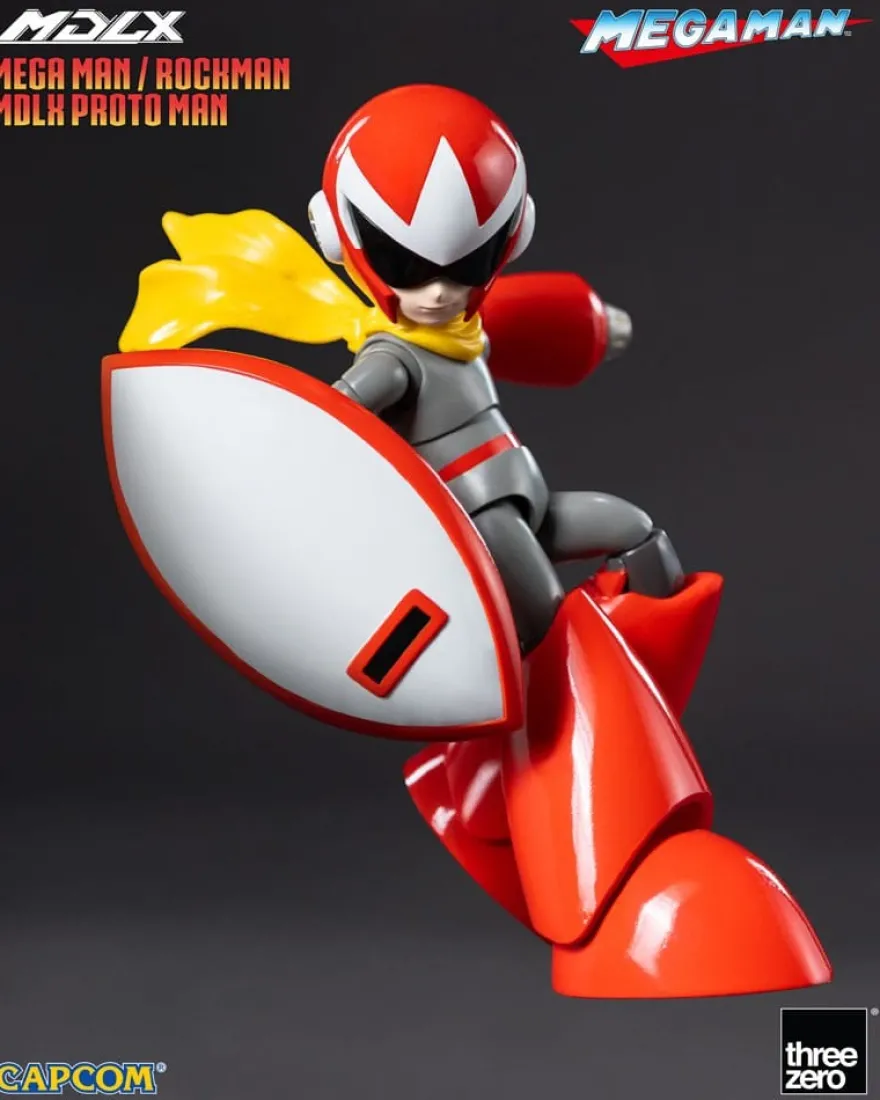 Mega Man MDLX Actionfigur Rockman / Mega Man Proto Man 10 cm