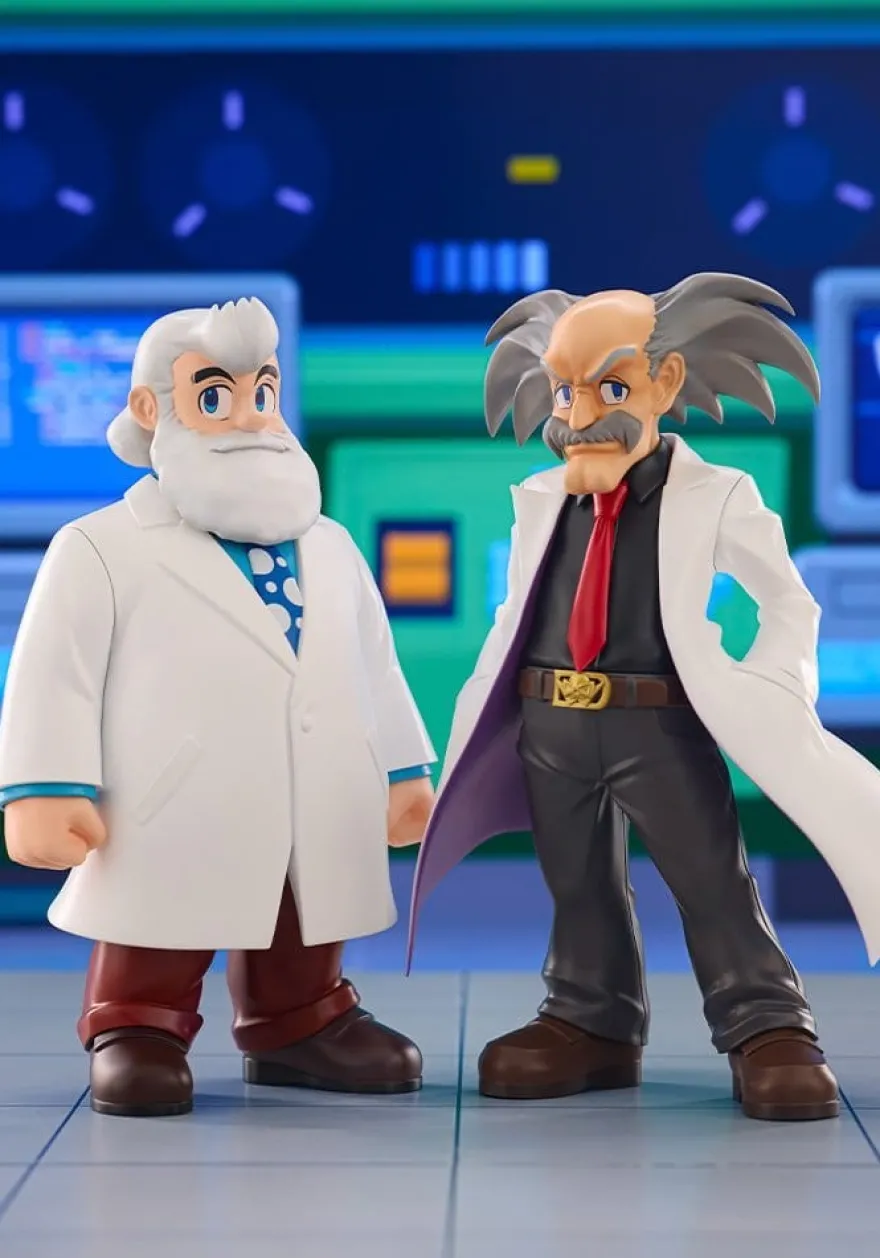 Mega Man Oshi Works PVC Figuren 2er-Pack Dr. Wily & Dr. Light