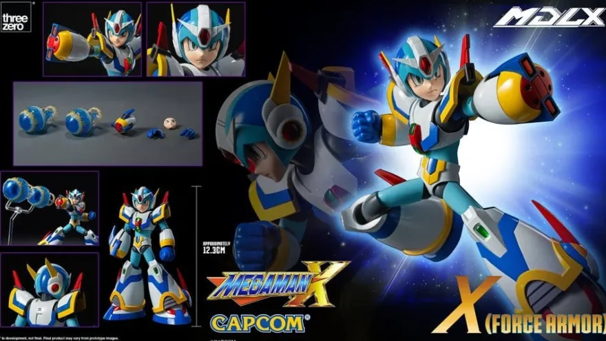 Mega Man X MDLX Actionfigur Rockman / Mega Man Force Armor 12 cm