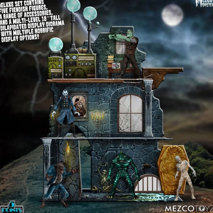 Mezco's Monsters '5 Points' Actionfiguren Tower of Fear Deluxe Box-Set
