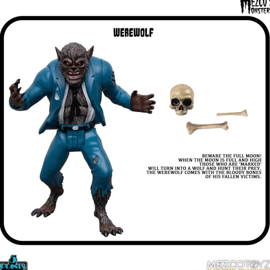Mezco's Monsters '5 Points' Actionfiguren Tower of Fear Deluxe Box-Set