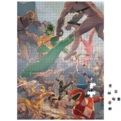 Mighty Morphin Power Rangers Puzzle - Rangers Grouped