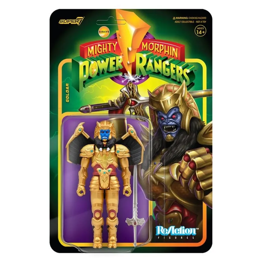 Mighty Morphin' Power Rangers ReAction Actionfigur Goldar