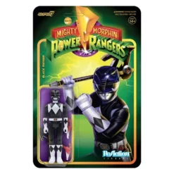 Mighty Morphin' Power Rangers ReAction Actionfigur Black Ranger