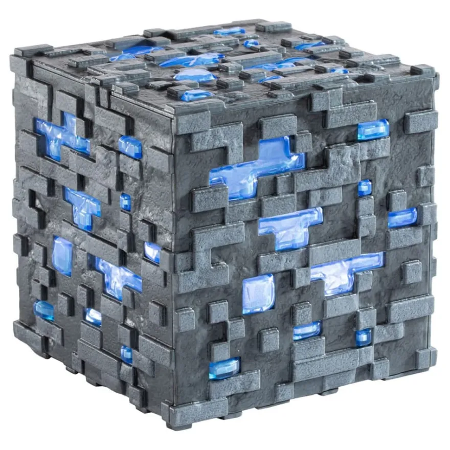 Minecraft Replik Illuminating Diamond Ore Cube 10 cm
