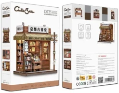 Miniature House Model Kit Antique Bookery of Kyoto 18 x 15 cm