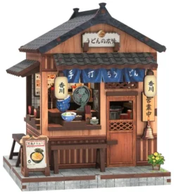 Miniature House Model Kit Kagawa Udon House 11 x 9 cm