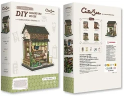 Miniature House Model Kit Kanmi-dokoro Kurihara 19 x 15 cm