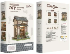 Miniature House Model Kit Kirishima Cha-an 19 x 14 cm
