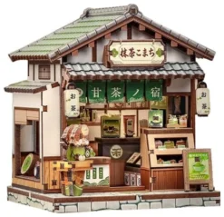 Miniature House Model Kit Kyoto Matcha Cottage 11 x 9 cm