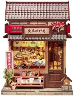 Miniature House Model Kit Tsukino Eogi-dou 19 x 14 cm