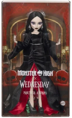Monster High x Wednesday Collector Puppe Morticia Addams