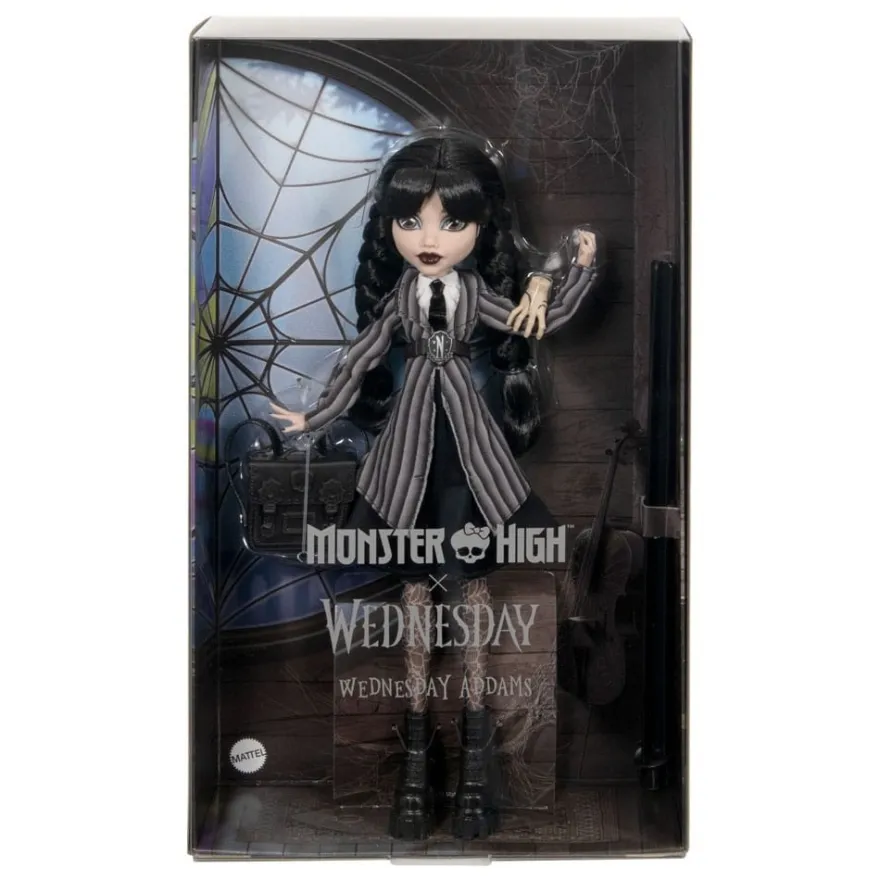 Monster High x Wednesday Puppe Wednesday Addams