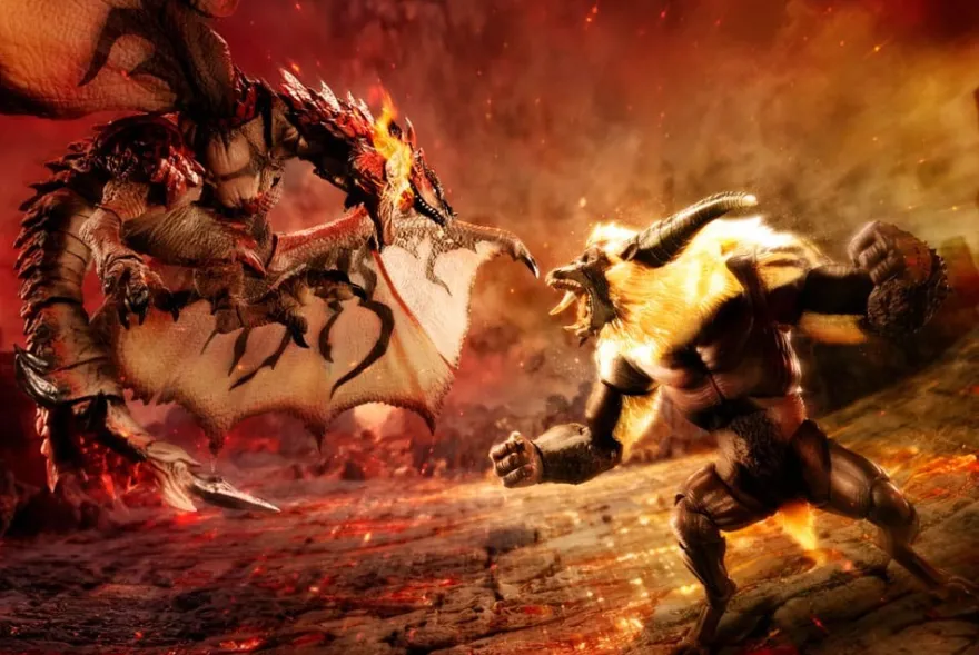 Monster Hunter S.H. Monster Arts Actionfigur Furious Rajang 20 cm