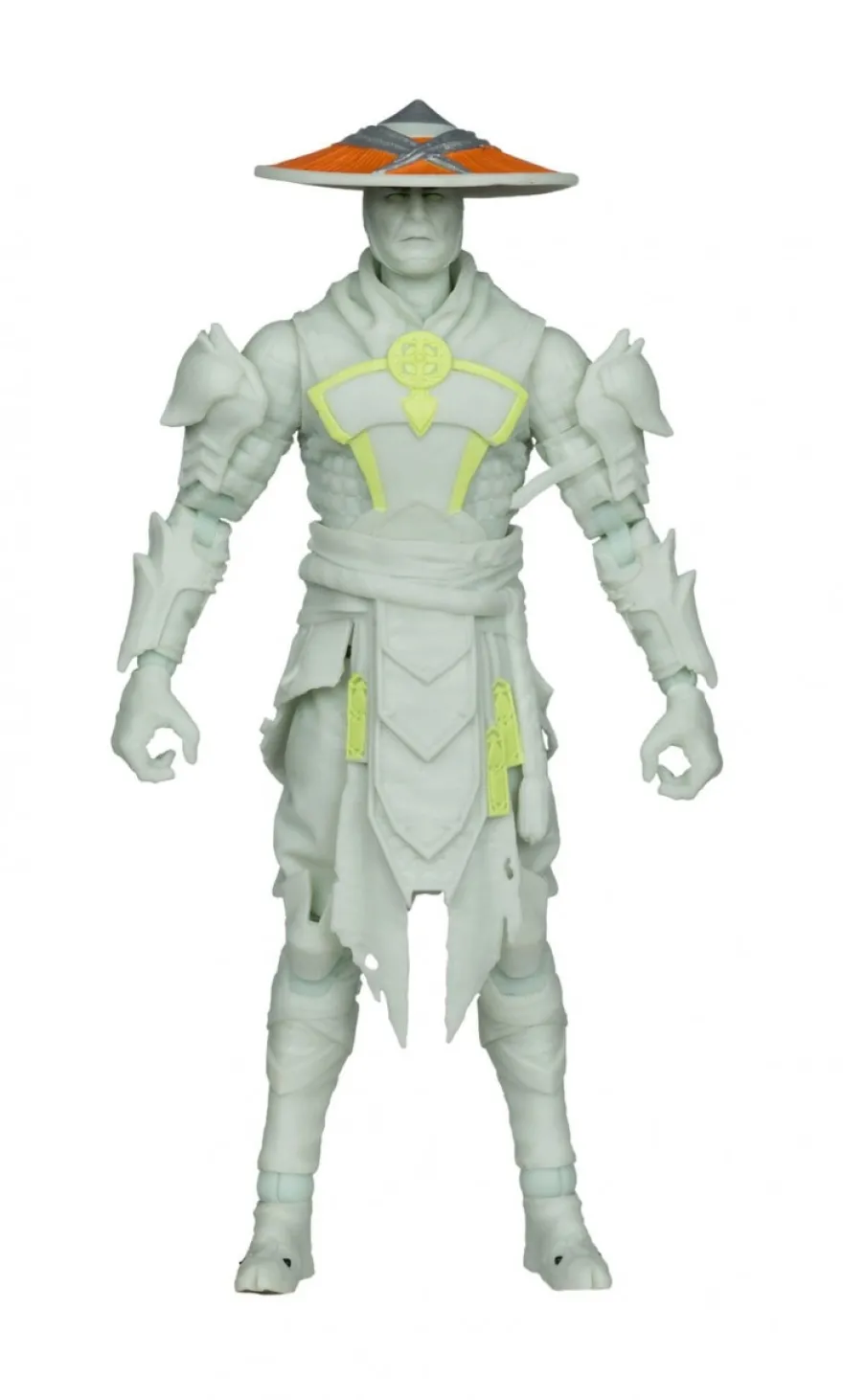 Mortal Kombat Actionfigur Glow in the Dark Edition Raiden (Gold Label) 18 cm