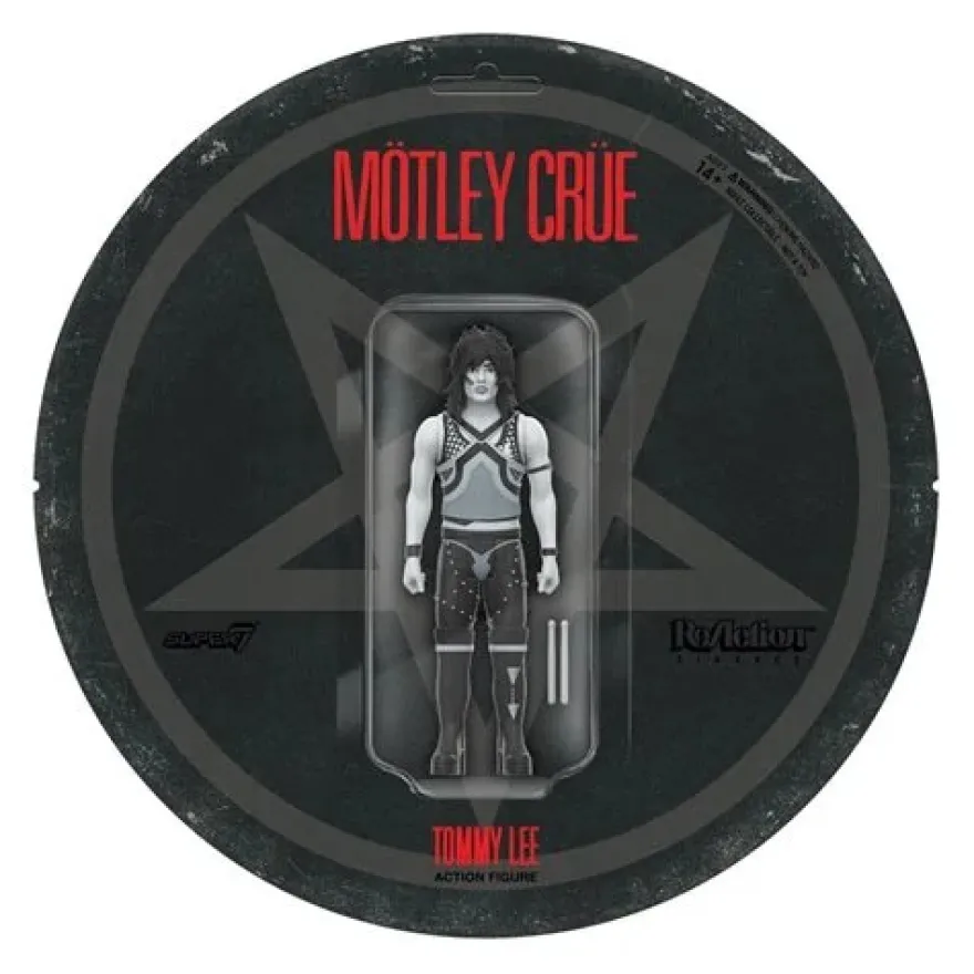Motley Crue ReAction Figures Wave 2 Tommy Lee (Shout At The Devil - Black & White)