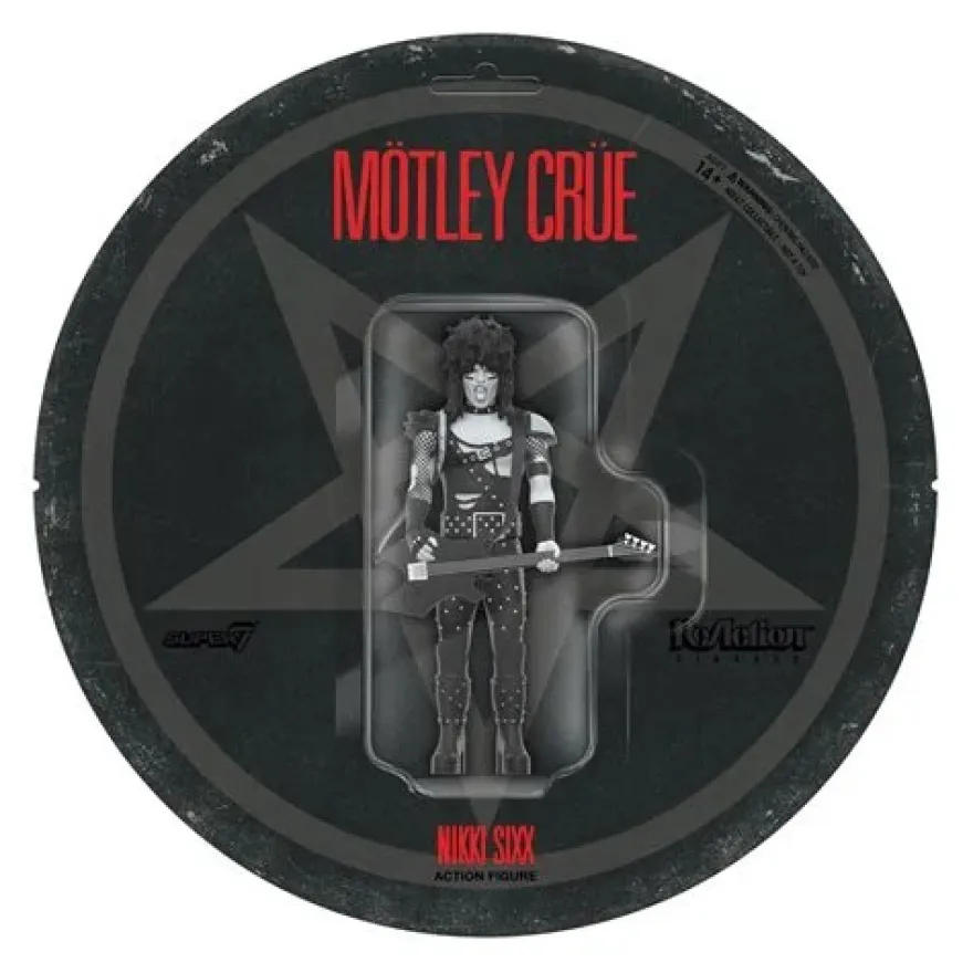 Motley Crue ReAction Figures Wave 2 Mick Mars (Shout At The Devil - Black & White)