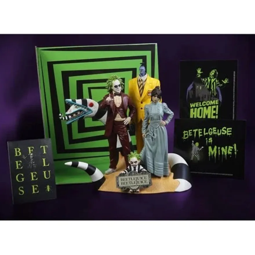 Movie Maniacs Beetlejuice Beetlejuice 15 cm Scale Posed Figure 4-Pack