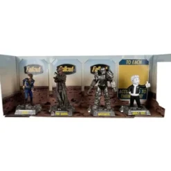 Movie Maniacs Fallout Lucy, Maximus, The Ghoul, and Vault Boy Posed Figure 4-Pack